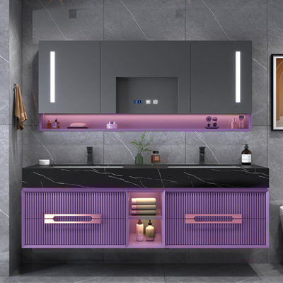 Bathroom cabinet modern simple light luxurious