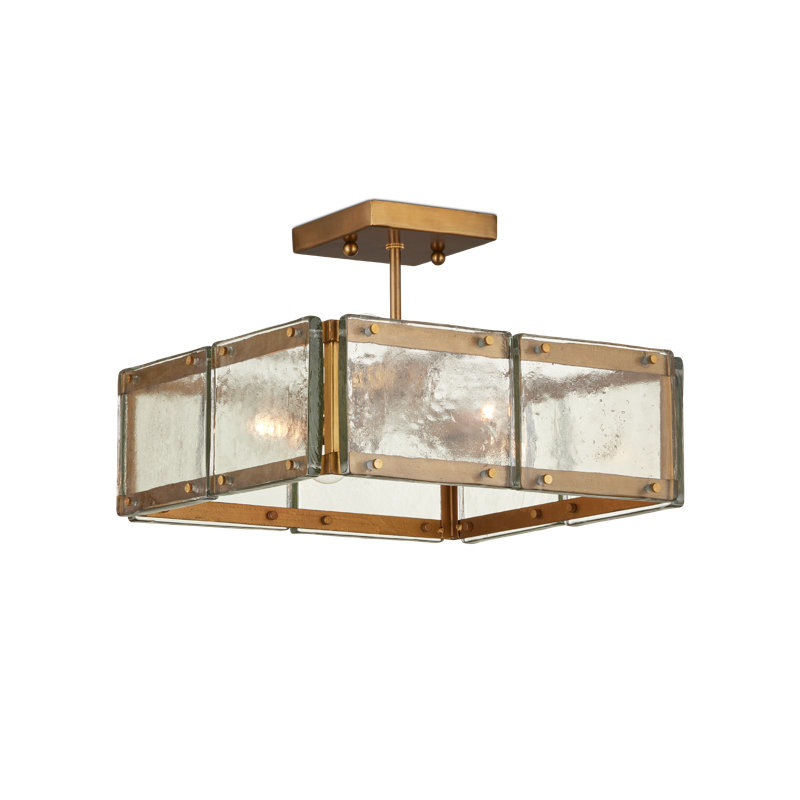 Countervail Square Semi-Flush Mount