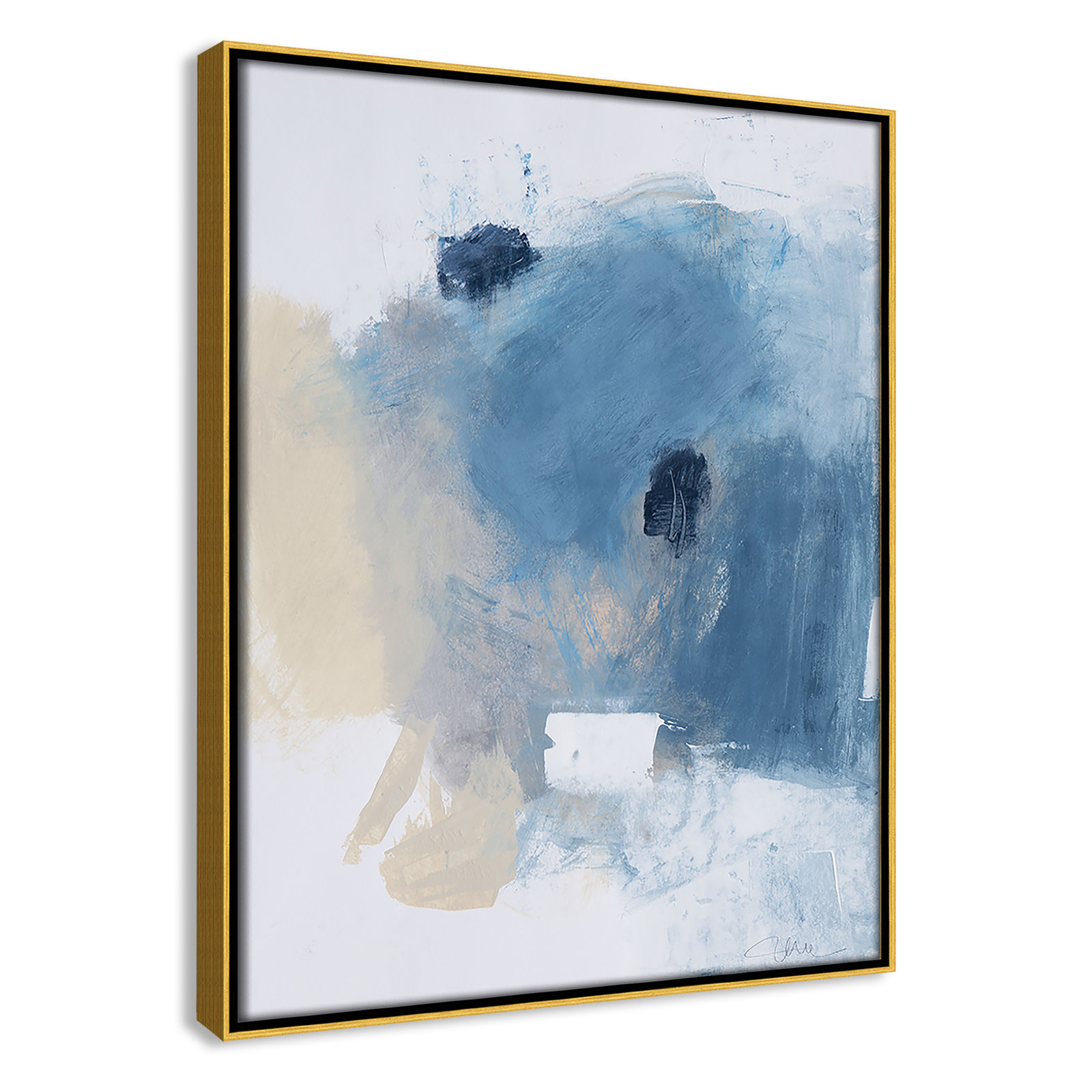 Coastal Carnival I Print by Casa Fine Arts, No Mat, Gold Floater Framed Canvas, 15.5" H x 12.5" W x 2" D