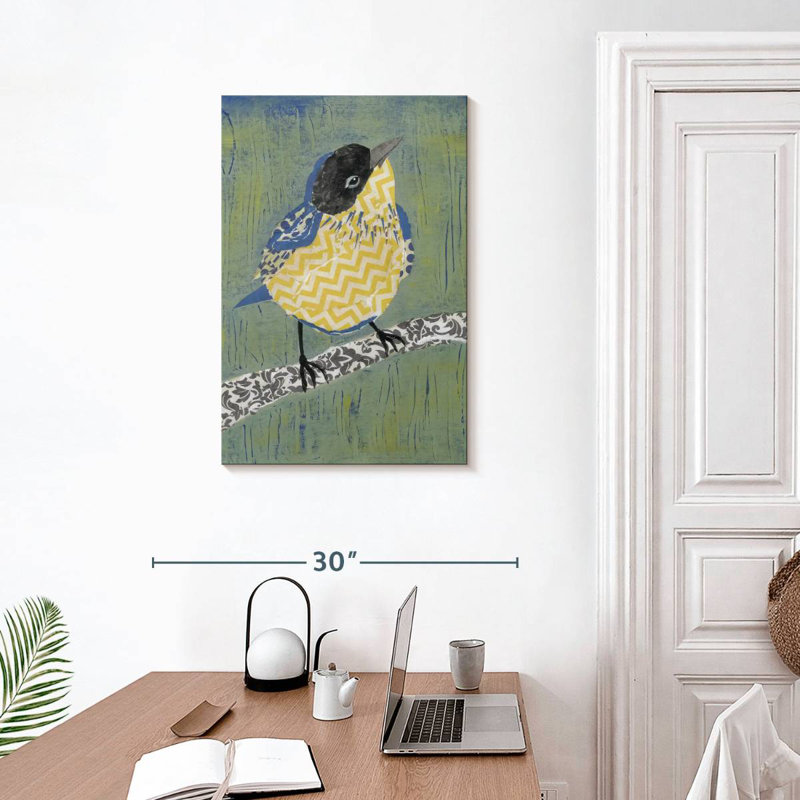 Brampt Patchwork Wren II, 30" H x 20" W