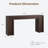 Modern 70.8" Console Table – Thick Wood Design for Entryway, Behind Sofa & Hallway-1355230044