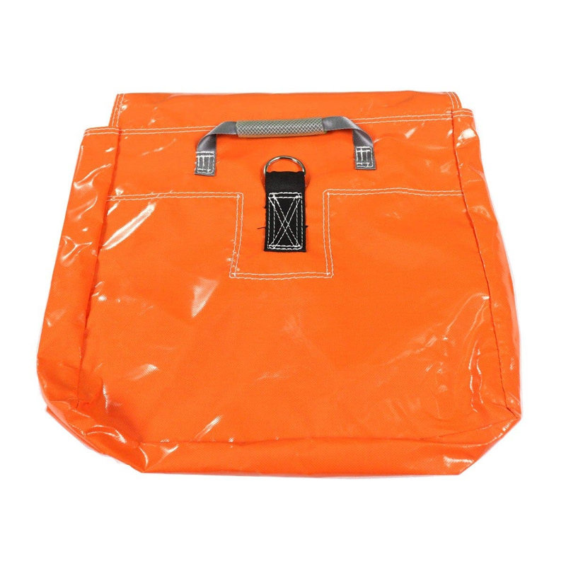 Moose Supply Orange Bounce House Sandbags and Inflatable Anchor Weights, Heavy Duty Vinyl, 50 lb Capacity Each, 4 Pack