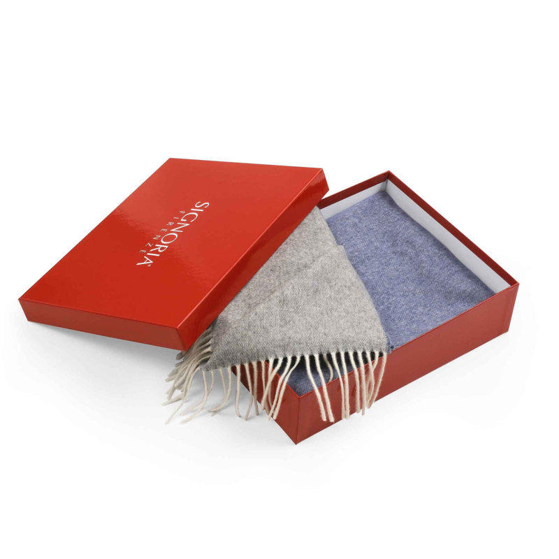Dolomiti Hand Woven Throw Blanket, Pearl/Airforce Blue