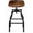 Modern Brown 29-34.5 Inch Adjustable Height Swivel Barstool-1601625587