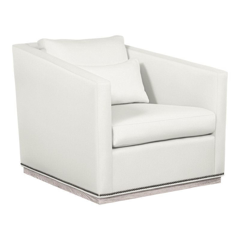 Donovan By Michael Weiss Upholstered Armchair, Tommy Snow, Dove Gray, Yes