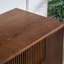 Buffet moderne en bois manufacturé et massif avec tablettes réglables-1485073124