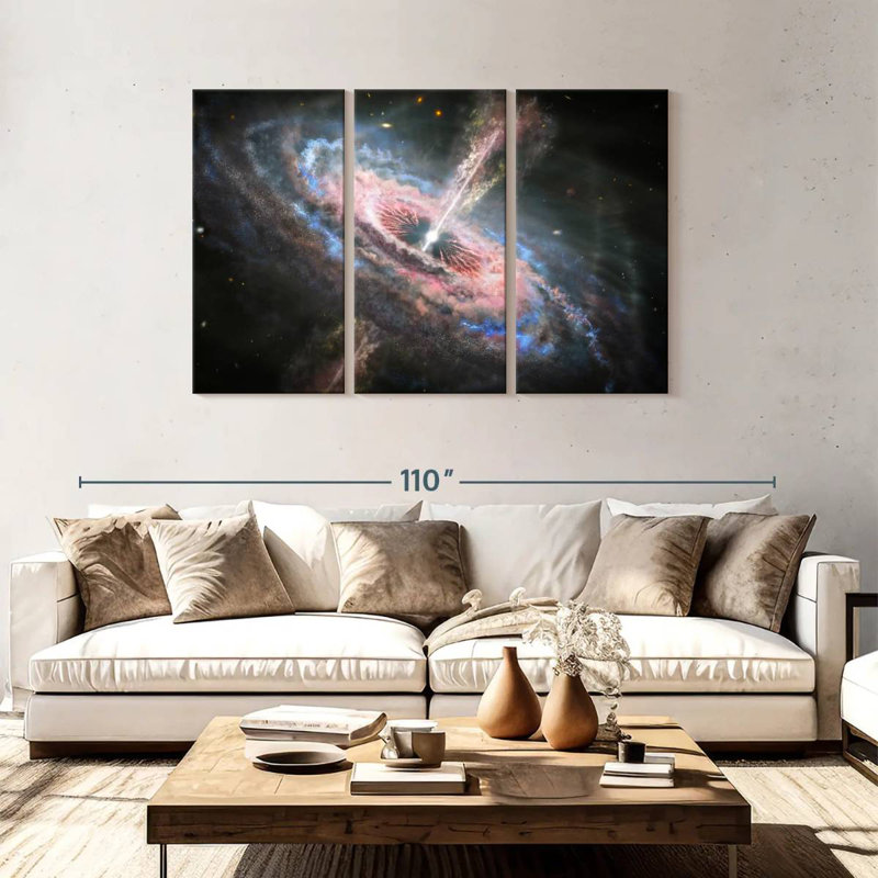 Oberle Quasar Outflow, 48" H x 74" W
