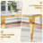 69" Large Rectangular Marble Dining Table, Elegant Faux Marble Kitchen Table With S-Shape Stainless Steel Legs, Luxury Dining Table-112290297-112290302-112290770