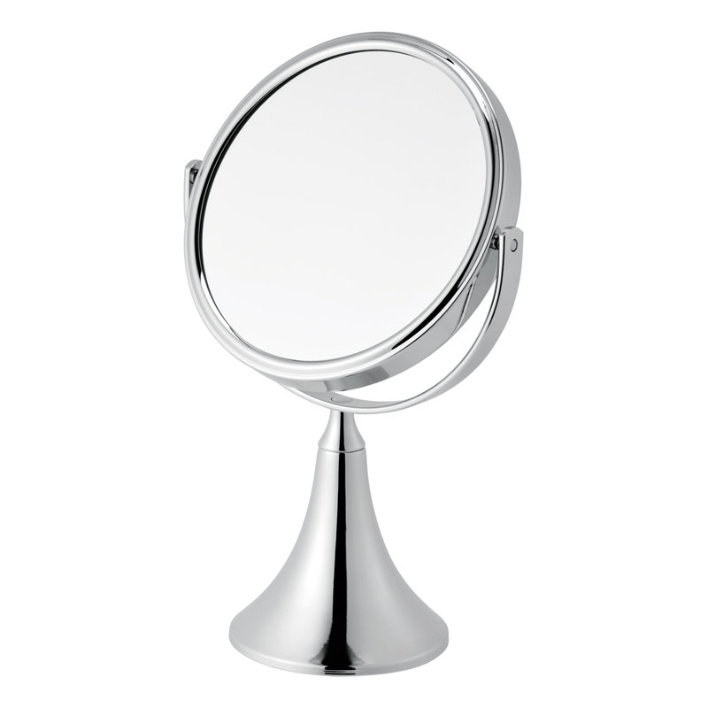 Amreece Metal Round Floor Mirror