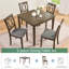 Ensemble de table de salle à manger 5 pièces Elegant Elegant