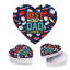 Boîte-cadeau en forme de cœur avec couvercle pour le jour de la fête des pères, boîte de cœur pour papa Best Chef Dad, boîte de cœur réutilisable, paquet de 1