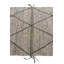 Tapis noir et blanc Orpheus