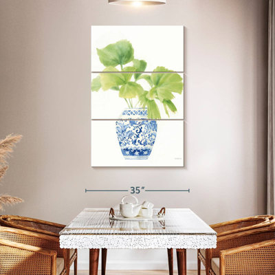 Harnek Palm Chinoiserie blanc I