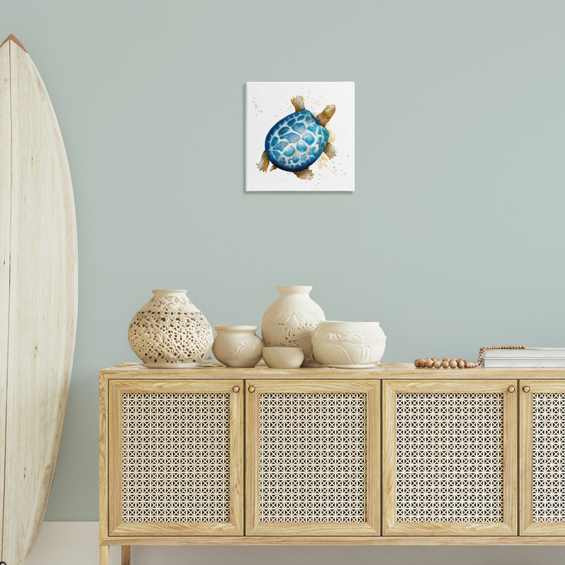 «Modern Speckled Turtle» par Patricia Pinto, H 17 po x l 17 po