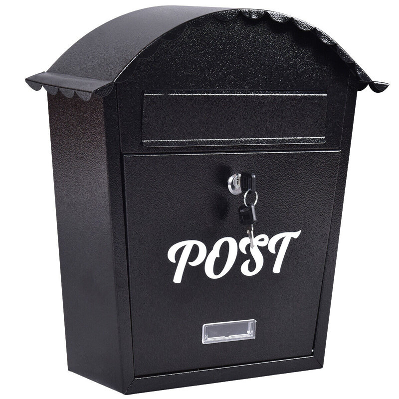 Crugers Metal Wall Mounted Post Box