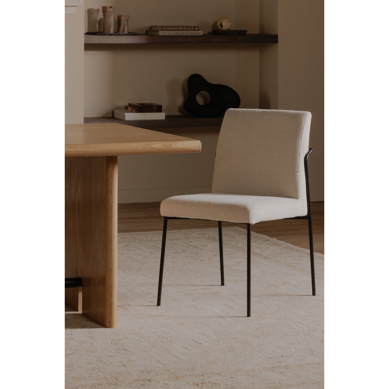 Waast Dining Chair, Ivory