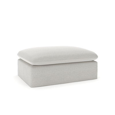 Luna Slipcovered Ottoman And A Half
