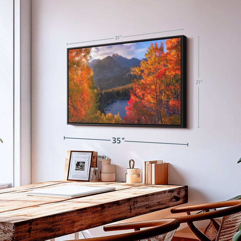«Rocky Mountain Autumn Art», H 21 po x l 31 po