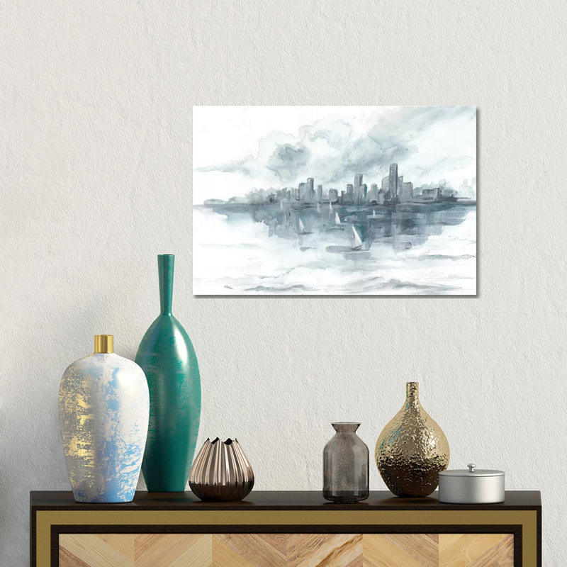 City Views by Tre Sorelle Studios - Gallery-Wrapped Canvas Giclée on Canvas, 30.48 cm H x 45.72 cm W, Wrapped Canvas