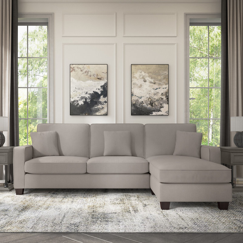 Canapé modulaire réversible Alitza, Beige