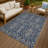 Machine Washable Indoor/Outdoor Chantille ACN2634 Global Rug-366882017-366882020
