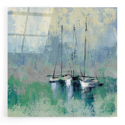 «Bateaux dans le port II» par Silvia Vasileva - reproduction non encadrée