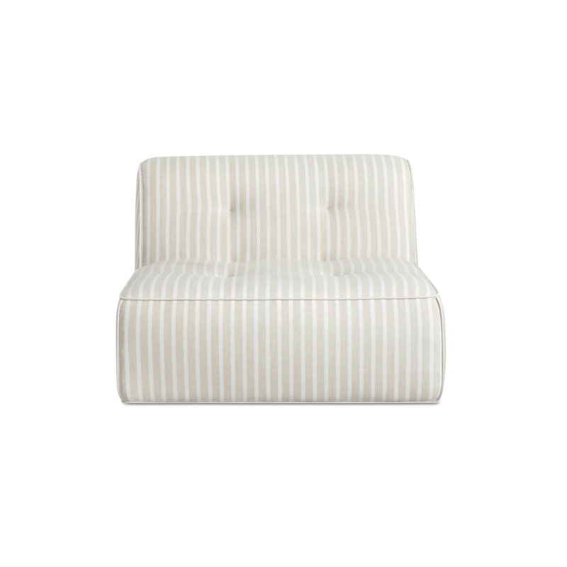Sunseeker Outdoor Lounge Chair, Acrylic, Brown Stripe