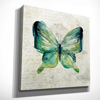 « papillon sketch ii » par carol robinson, reproduction d’art sur toile tendue