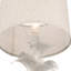 60cm Metal Table Lamp with Linen Shade-1411819439