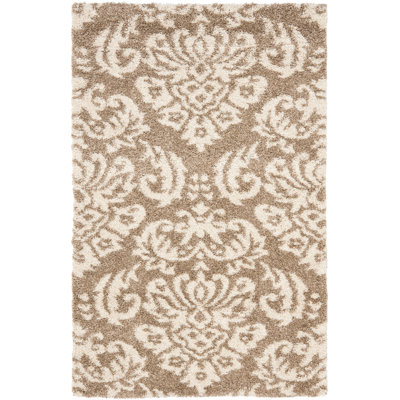 Ellyona Shag Performance Damask Rug