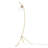 59.83'' Brushed Brass Arched Floor Lamp