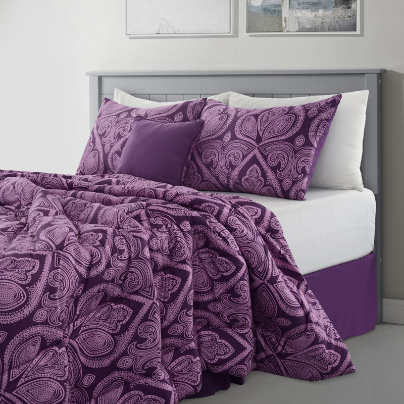 Comforter, Twin, Purple