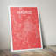 Madrid City Map - No Frame Print-608625973