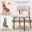Chaise rembourrée à dossier courbé-917822356