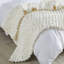 Plaid en grosse maille chenille ivoire, luxueux, doux et fait main, 127 x 152 cm-1217388942
