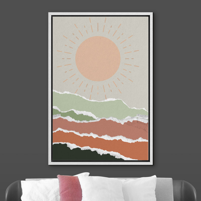 Cadre flottant, impression sur toile, Blanc, H 24 po x l 36 po x P 1,5 po