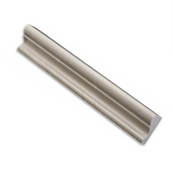 Crema Marfil 2" x 12" Crown (Mercer) Molding Marble Look Wall Molding