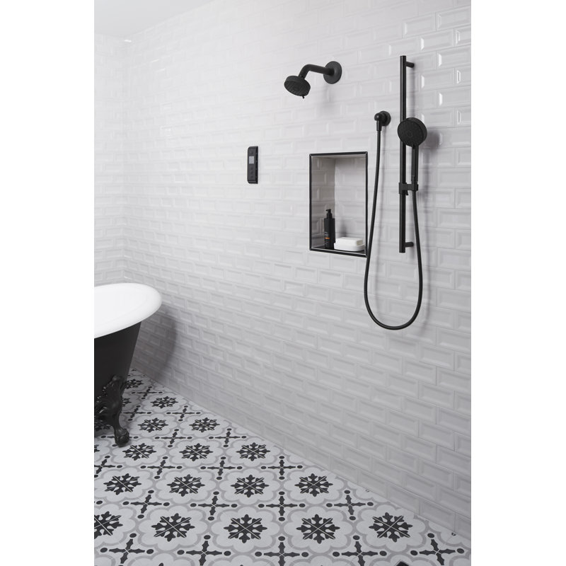 Awaken G110 Multifunction 2.5 Gpm Handshower, Matte Black, 2.5 GPM