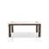 Omnia Extendable Table with Rectangular Top and Wooden Legs