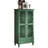 Rustic 55'' Tall Storage Cabinet With Drawer, Decorative 2-Door Carved Wood Accent Cabinet With Solid Wood Legs For Living Room, Hallway, Dining Room, Antique Green-93939767