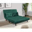 2 Seater Velvet Sofa Bed-1915244037