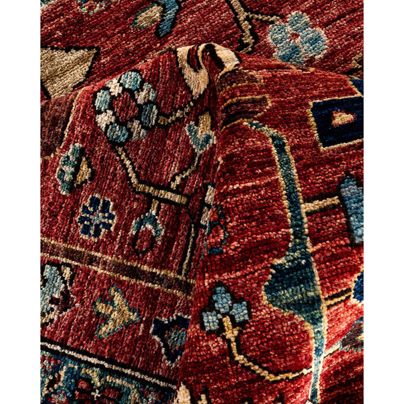Serapi One-of-a-Kind Rectangle 8'1" X 9'11" Hand Knotted Area Rug