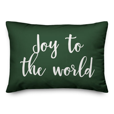 Coussin Joy to the World