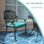 Chaise de patio empilable avec coussin-488639514-484446615