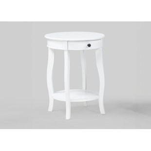 JACIE CHAIRSIDE TABLE WHITE
