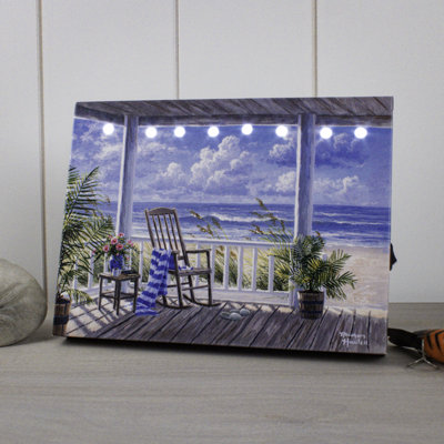 Ashly - Quiet Time 8x6 Lighted Tabletop Canvas