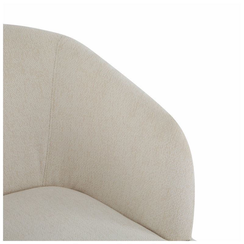 Christopher Knight Home® 27.5" W x 30.75" D x 28" H Solid Wood Round Back Accent Chair