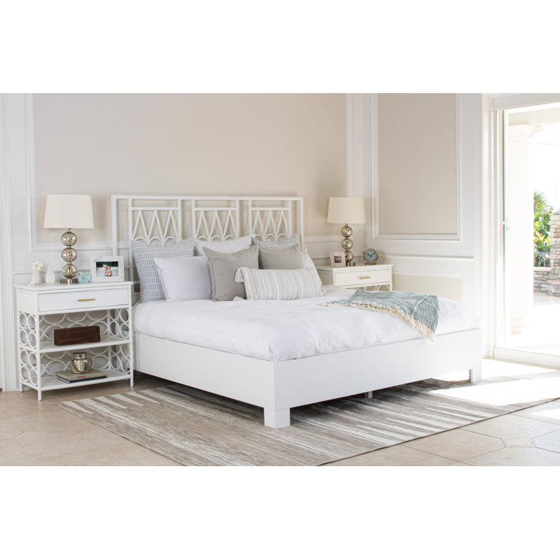 Michelle Standard Bed, White, King