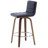 Mariea Swivel Upholstered Faux Leather Counter Stool-901286502-898075345