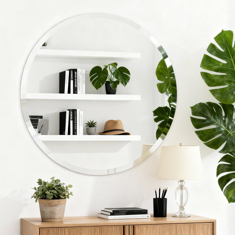 Miroir de salle de bain Annabellee, 31,5 po x 31,5 po